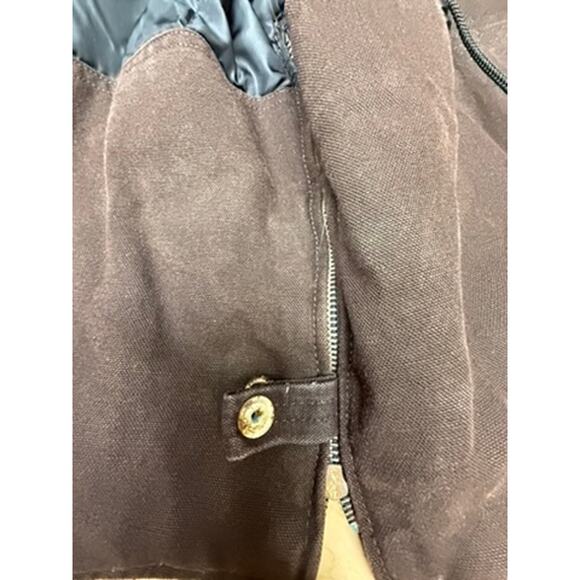 "MSI" Mens VTG Barn Coat SZ L Some Rust On Snaps Chore Thinsulate PLZ READ!!!! - Picture 12 of 16